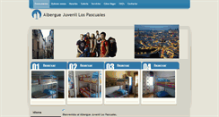 Desktop Screenshot of alberguelospascuales.com