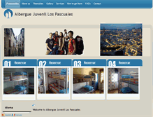 Tablet Screenshot of alberguelospascuales.com